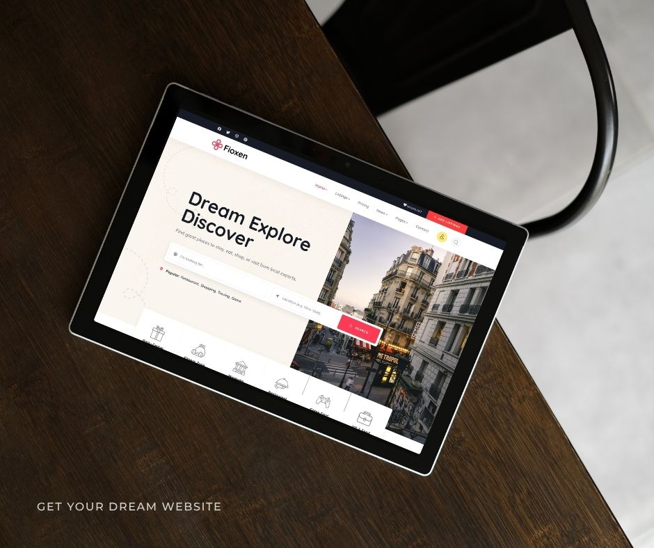 Brown Modern Webdesign Portfolio Tablet Mockup Facebook Post 29