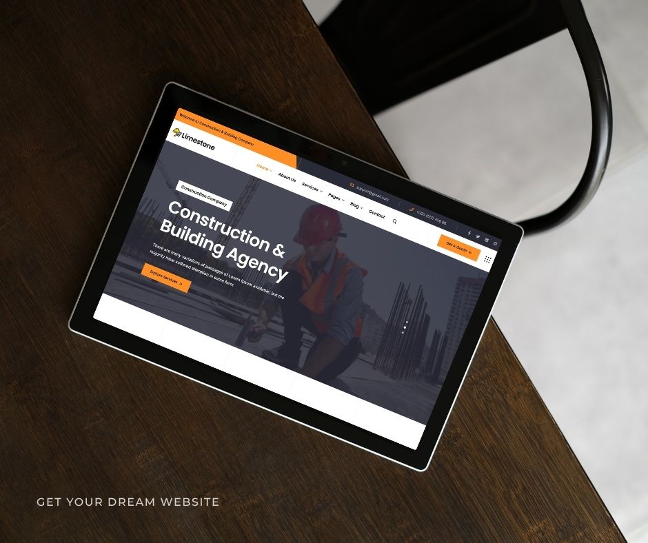 Brown Modern Webdesign Portfolio Tablet Mockup Facebook Post 30