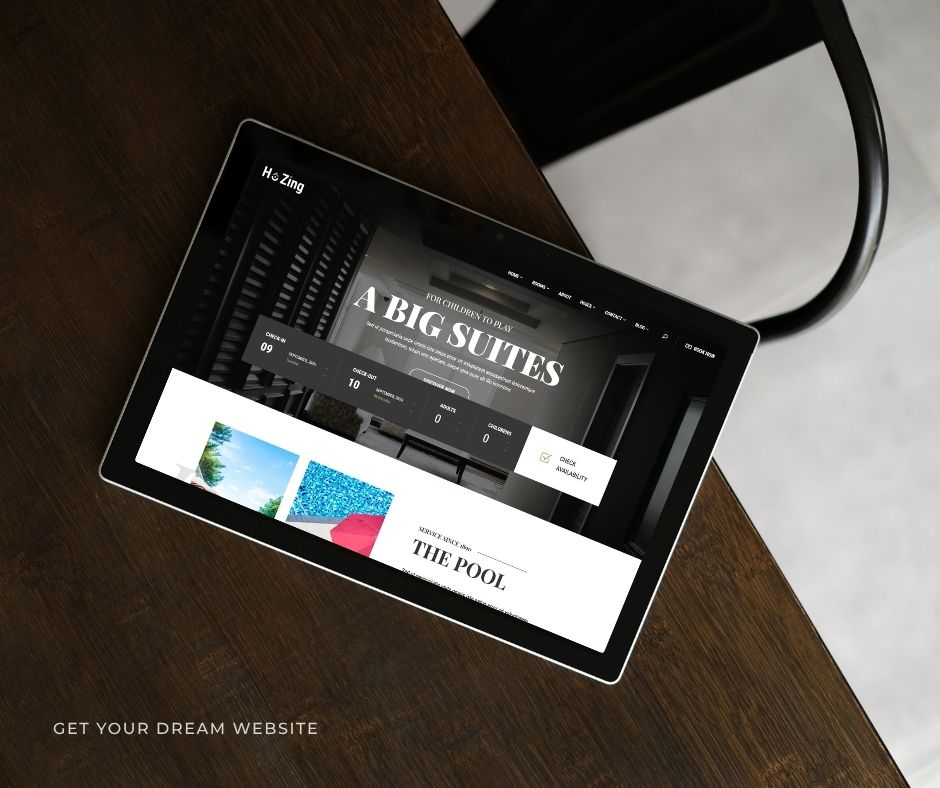 Brown Modern Webdesign Portfolio Tablet Mockup Facebook Post 31