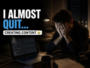 creator burnout and content creation motivation story