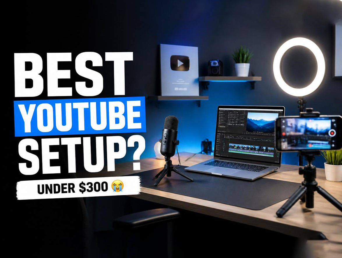 best beginner youtube setup under 300 dollars in 2026