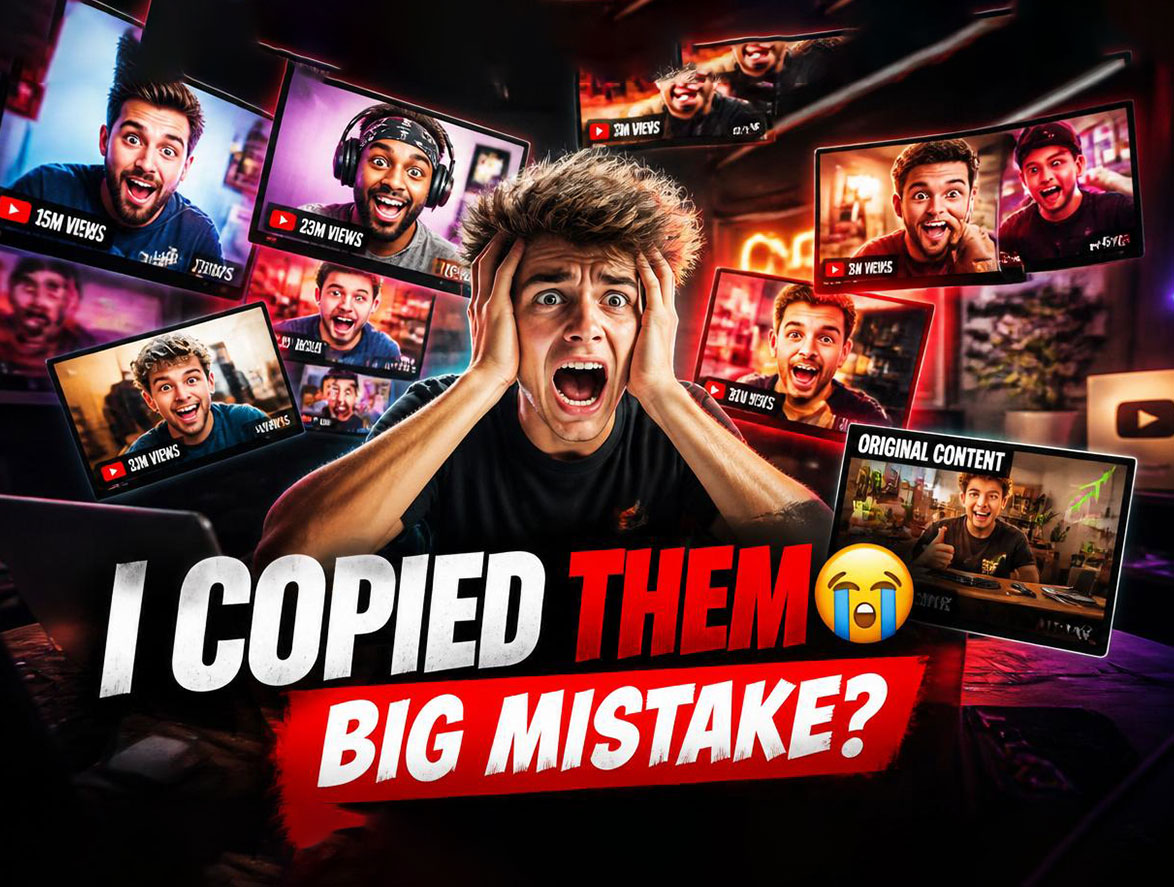 copying big creators content strategy mistake