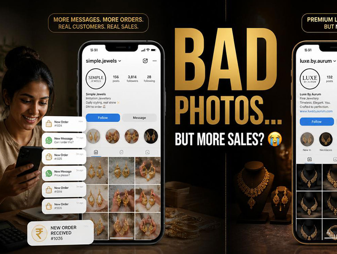 why jewellery brand with bad photos got more sales