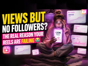 why instagram reels get views but no followers in 2026