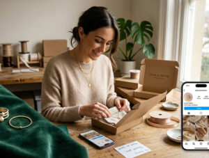 small jewellery brand instagram story and marketing lesson