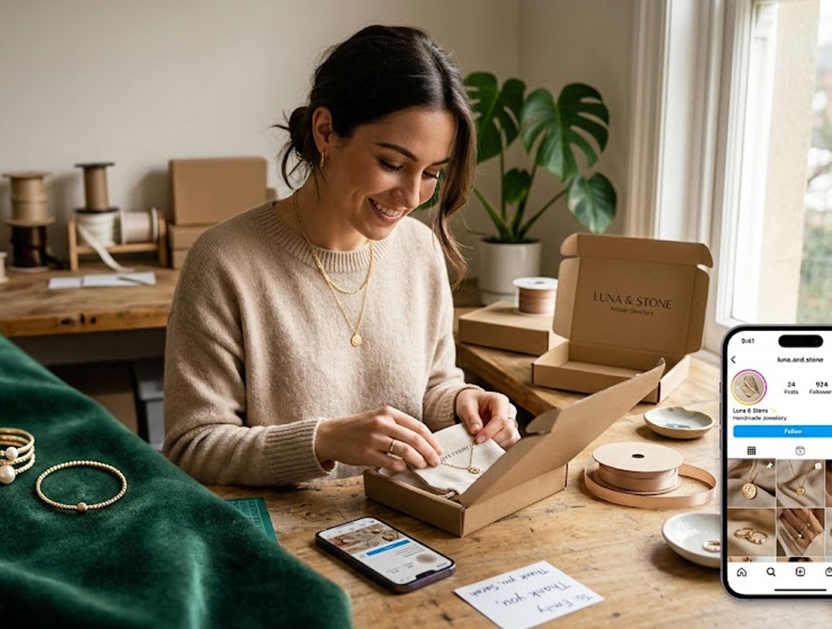 small jewellery brand instagram story and marketing lesson