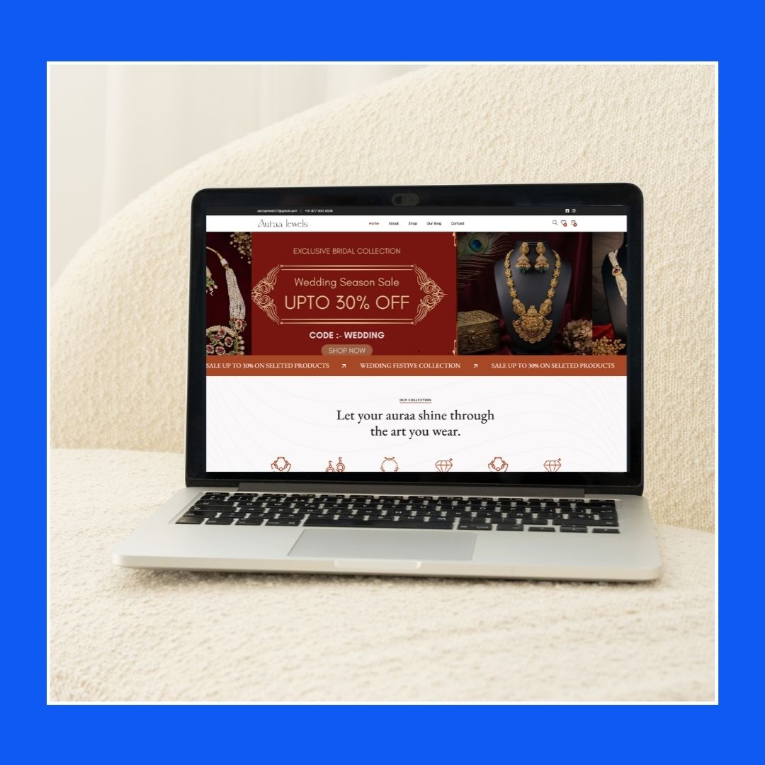 Modern website design and development portfolio