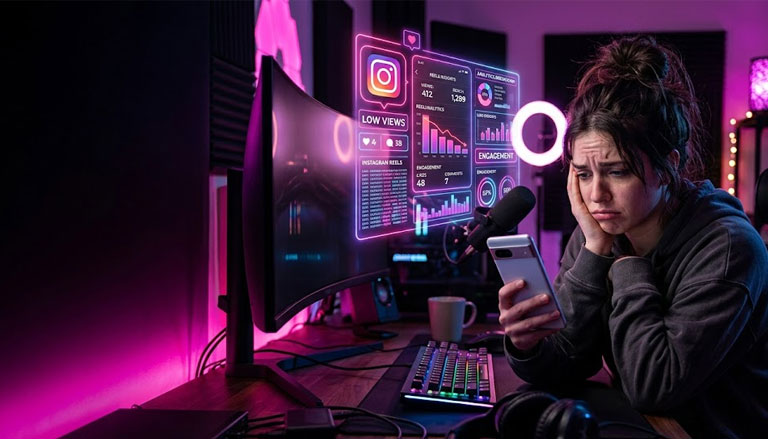 why instagram reels are not going viral concept