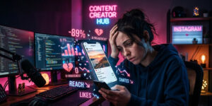 why no one engages with my content social media frustration concept