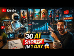 How I Created 30 YouTube Shorts in One Day Using AI Workflow