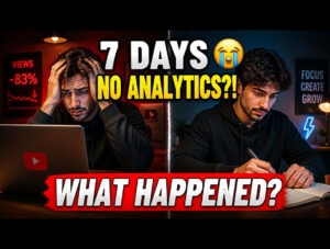 creator stopped checking youtube analytics for 7 days