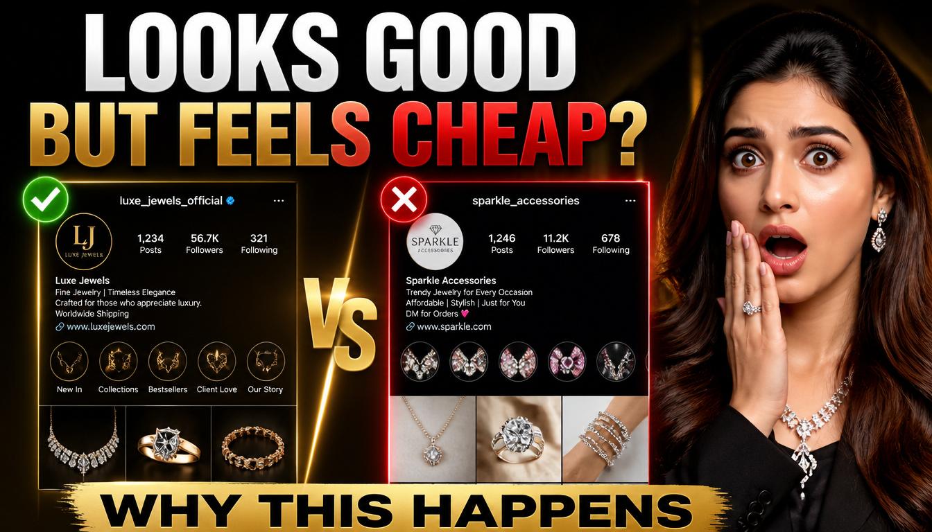 why jewellery pages look beautiful but still feel cheap