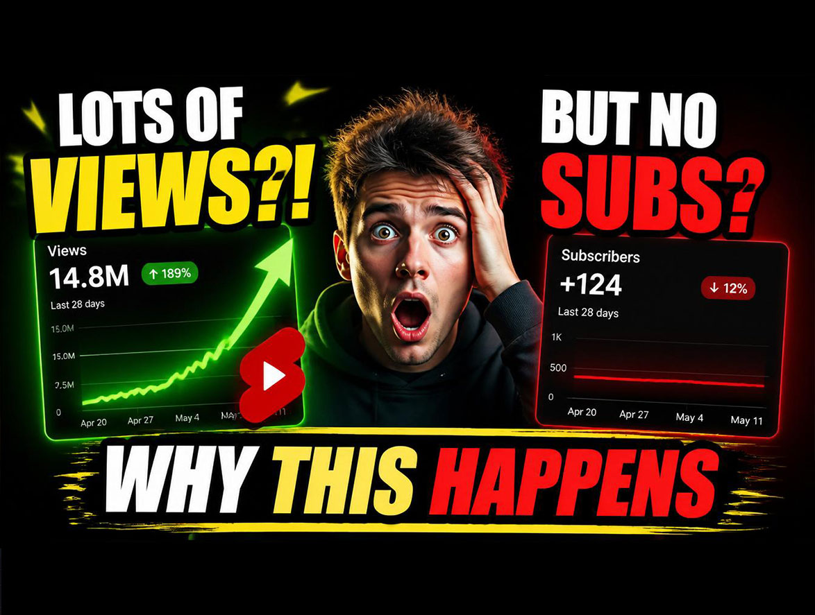 why youtube shorts get views but no subscribers
