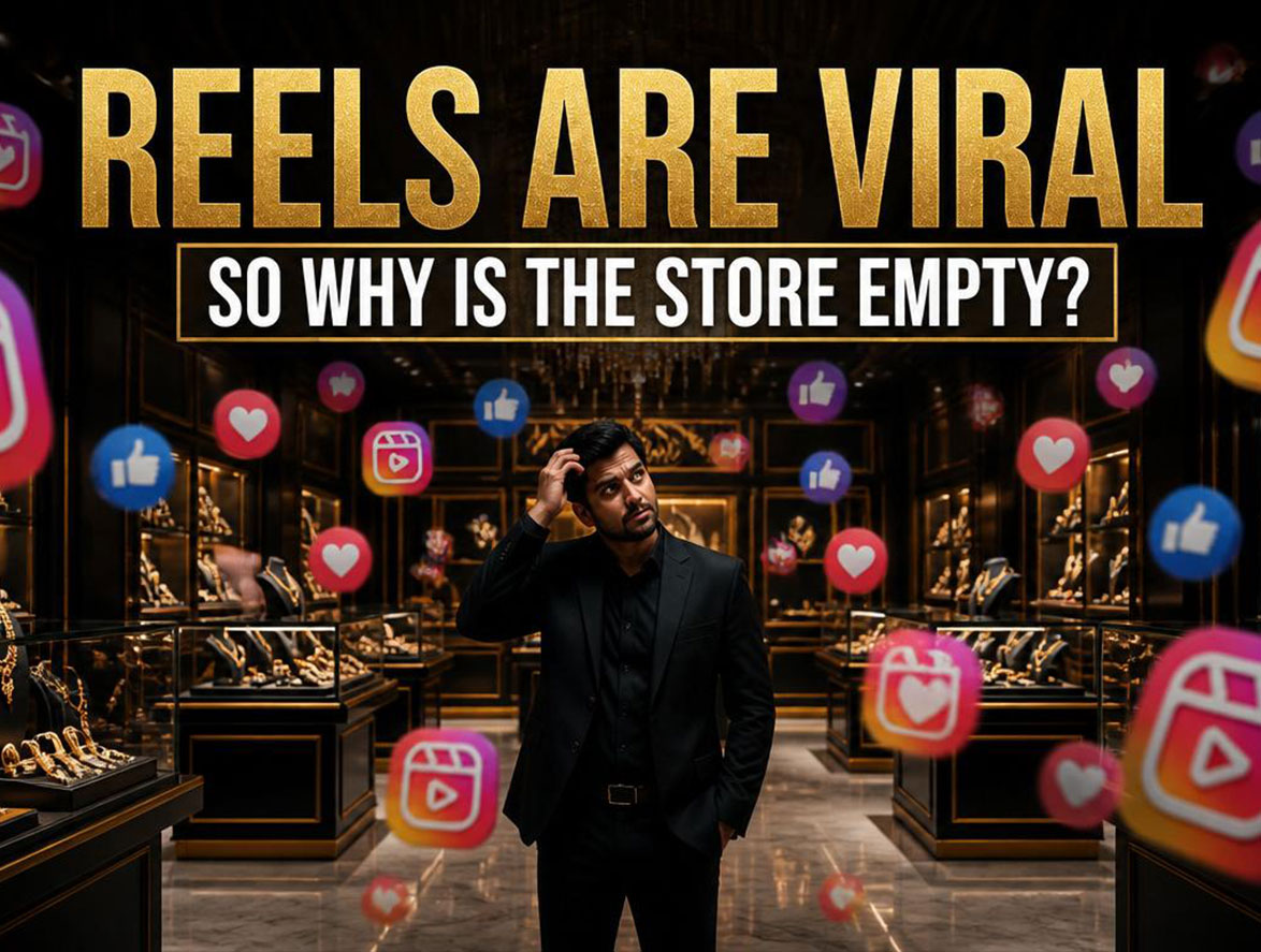 why jewellery reels get views but no customers