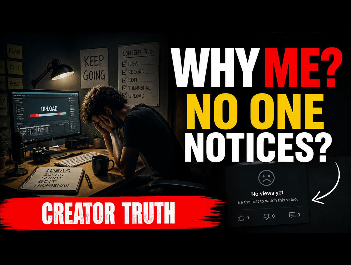 why small creators feel invisible online despite posting content