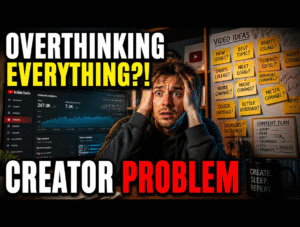 why small creators start overthinking everything online