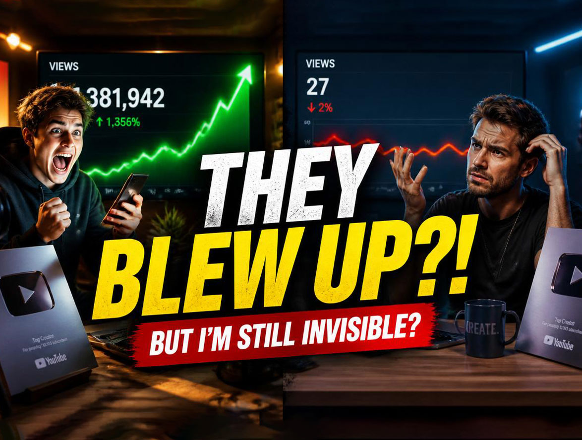 why some creators blow up while better creators stay invisible