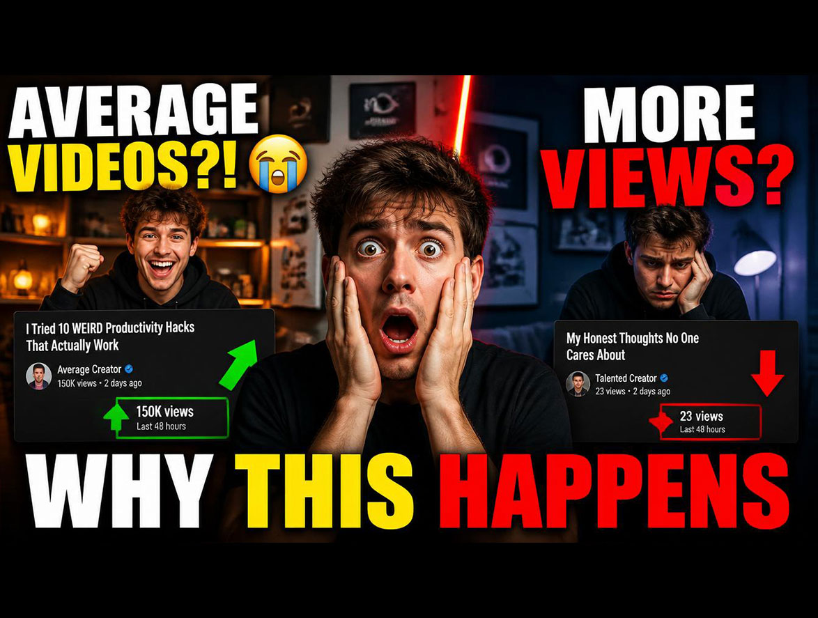 why some creators grow faster with average videos
